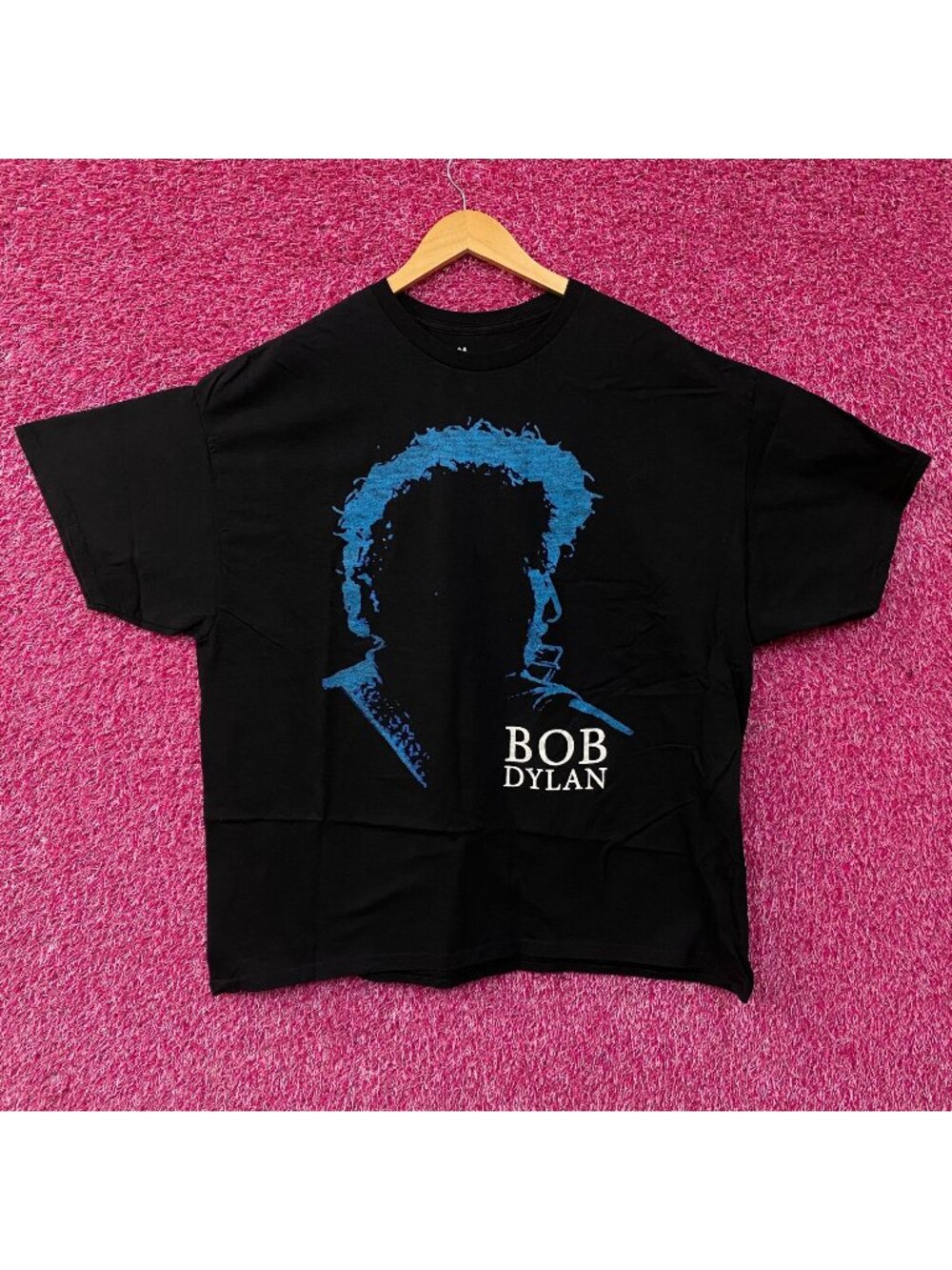 Bob Dylan Silhouette Milton Glaser Art Graphic T-Shirt XL